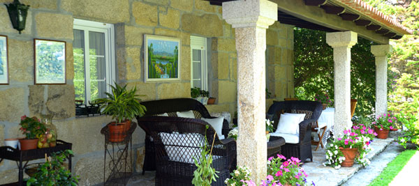Terraza del Pazo Sineiro